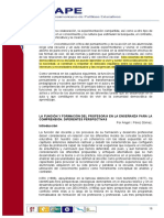 LAS FUNCIONES SOCIALES DE LA ESCUELA, Angel Gomez Selección Pág 17 A 30.