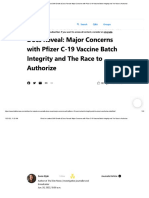 What The Leaked EMA Emails & Docs Reveal Major Concerns With Pfizer C-19 Vaccine Batch Integrity and The Race To Authorize