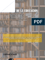LA LEY DE LA EDUCACIÓN OPTIMIZA EL APRENDIZAJE