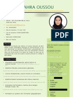 CV Fatima Zahra Oussou