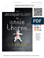 Descarga La Desaparición de Annie Thorne (C. J. Tudor)