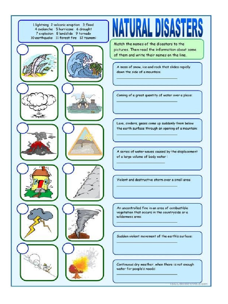 Natural Disasters Pdf