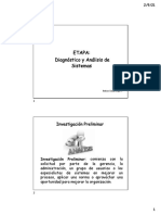 Tema 2 - Etapa Diagnostico y Analisis de Sistemas