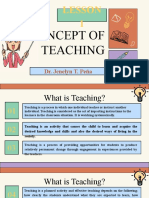 LESSON 1 Concept of Teaching