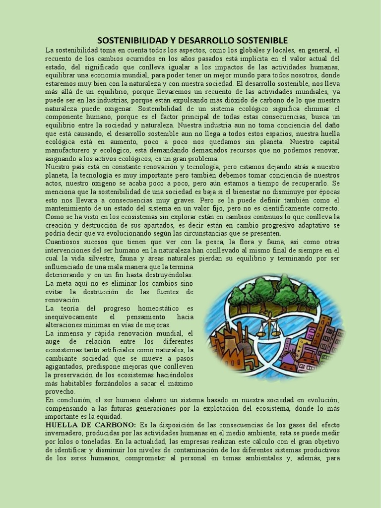 Actividad #1 | PDF | Sustentabilidad | Entorno natural