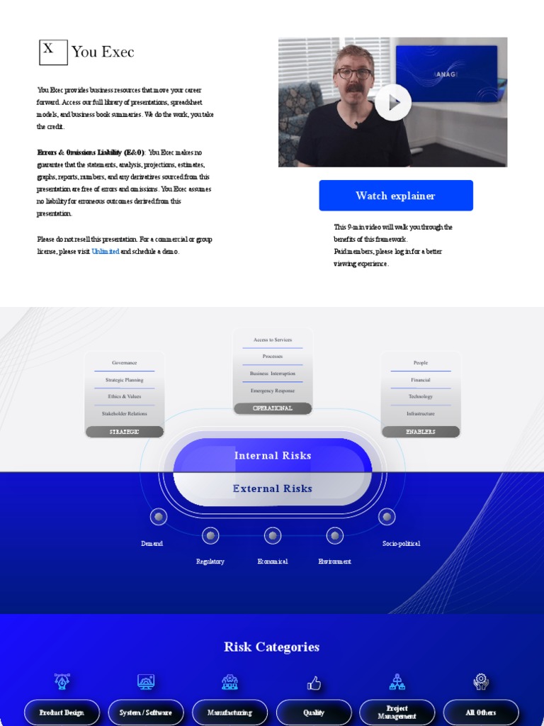 You Exec - Risk+Management Part2 Free | PDF | Risk | Risk Assessment