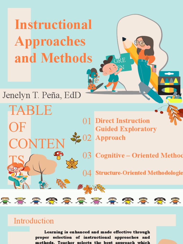 Lesson7 instructional approaches and methods pdf teaching method