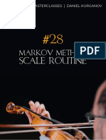 Albert Markov - Scale Routine from his Violin Method