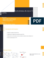 XPS Espectroscopía fotoelectrónica de rayos X