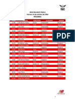 Horario New Balance Finals 2022