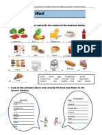 Nutritious foods and drinks grocery list under 40 characters