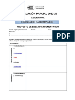 Lag - Formato Proyecto Ensayo Argumentativo 2022-20