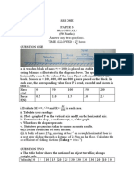 Physics Practical Examination