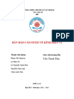 BÁO CÁO STEM KÍNH HIỂN VI