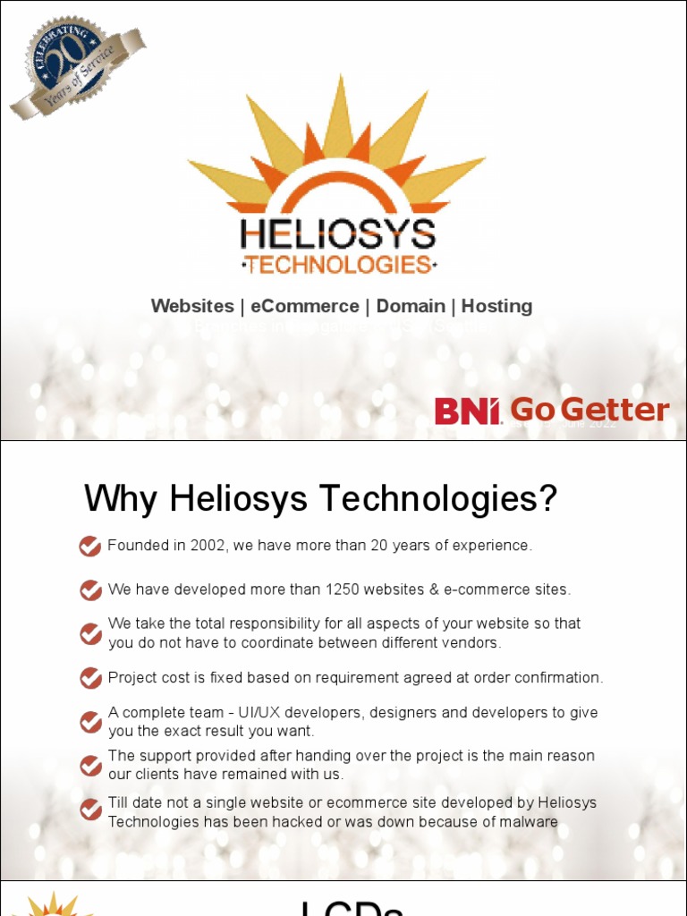 Heliosys Technologies: Web & eCommerce Solutions | PDF | E Commerce ...