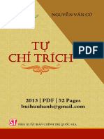 Tự Chỉ Trích (NXB Chính Trị 2013) - Nguyễn Văn Cừ - 52 Trang