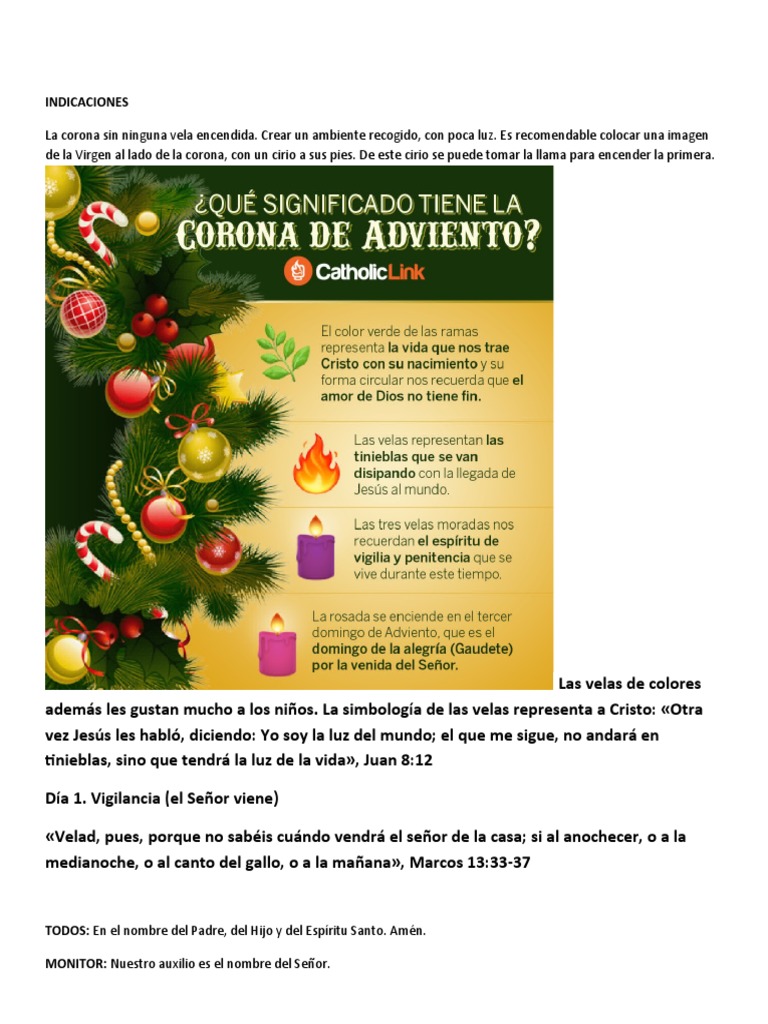 Primera Semana de Adviento PDF Adviento Jesús
