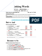 Linking Words June 1 To 7 Checklist-Rubric