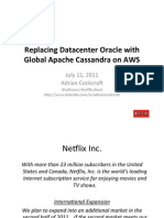 Replacing Datacenter Oracle With Global Apache Cassandra On AWS