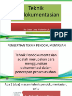 Teknik Pendokumentasian Kebidanan