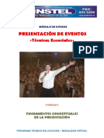 Módulo - Presentación - de - Eventos-Unidad I