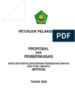 Petunjuk Pelaksana Proposal Dan Pemberkasan Bppdgs 2022