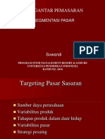 Pengantar Pemasaran-Targeting Dan Positioning Pasar