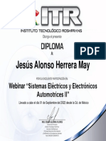 Webinar "Sistemas Eléctricos y Electrónicos Automotrices II"