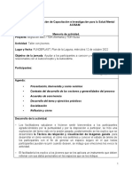 Jóvenes aprenden sobre primeros auxilios psicológicos