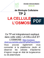 TP2 BC - Cellule Et Osmose 2022 - 23 - EcampusFSSM-UCA