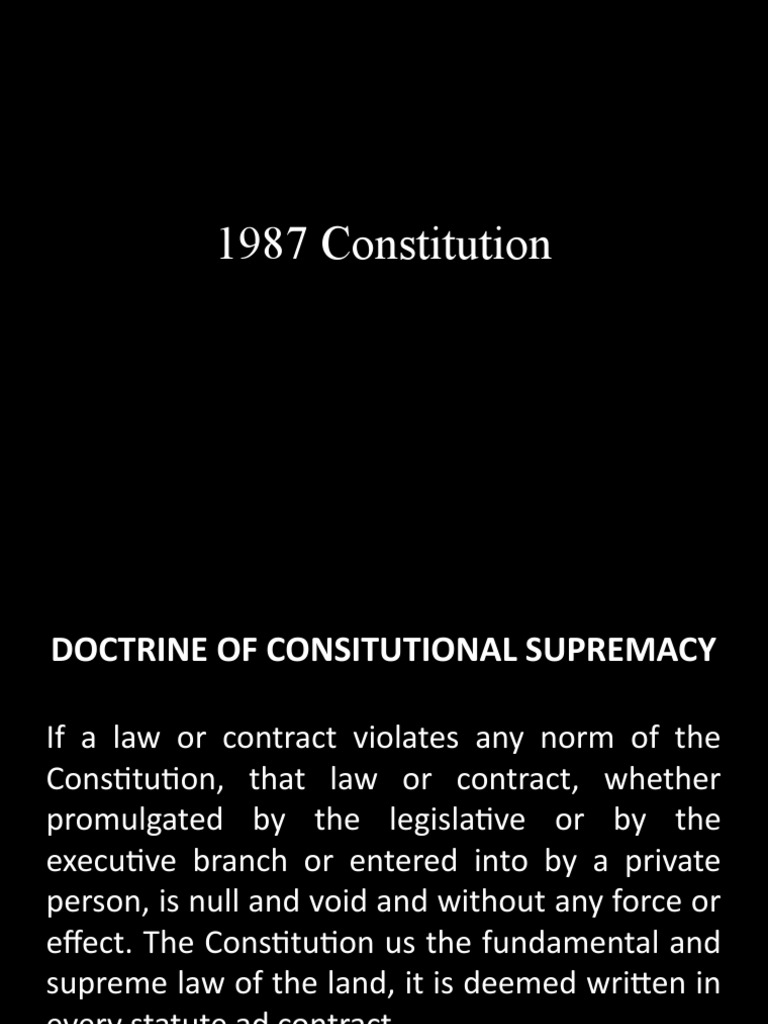 Article 2: Principles of the 1987 Constitution | PDF | Constitution ...