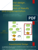 6 Experimental Design Documentantion Implementation