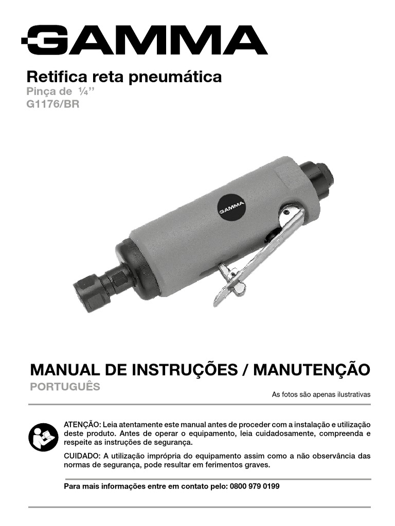 Manual da Retifica Reta Pneumática | PDF | Moagem (corte abrasivo ...