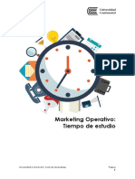 Tiempo de Estudio ASUC01407 - MARKETING OPERATIVO - 018