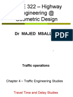 CEHB 322 - 7-Travel Time and Delay Studies