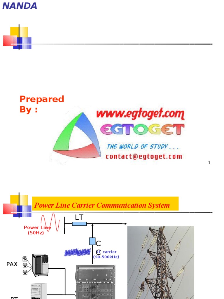 Power Line Carrier Communication | PDF