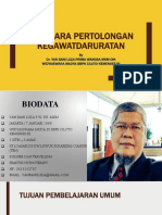 Tata Cara Pertolongan Kegawatdaruratan