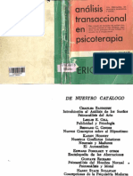 Analisis Transaccional en Psicoterapia E