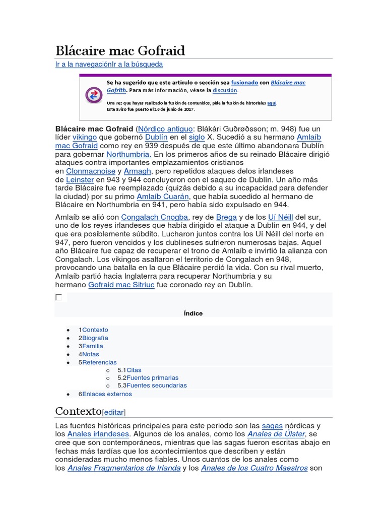 Blácaire mac Gofraid PDF Escandinavos Gaels