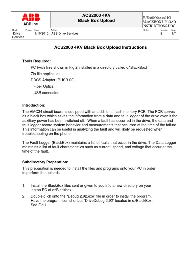 11g Blackbox Upload Instructions PDF Command Line Interface Zip