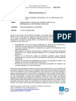 .Circular Pone en Conocimiento Quejas de Abogados Litigantes