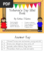 Veterans Day Mini Book