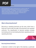 Repeating Decimals