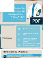 Identifikasi Isu Dan Nilai Nilai ANEKA