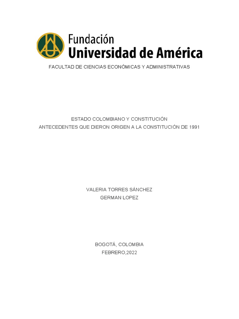 Orígenes de la Constitución de 1991 en Colombia | PDF | Gobierno