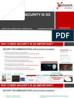 1.3. LECTURE PPT - Why Cyber Security Is So Important v1