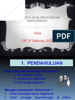 Mata Kuliah DSR MANAJEMEN