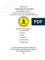 Makalah Hukum Islam Dan Kontribusi Umat Islam Indonesia