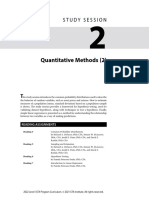 Quantitative Methods (2) : Study Session