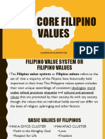 Good Citizenship Core Filipino Values